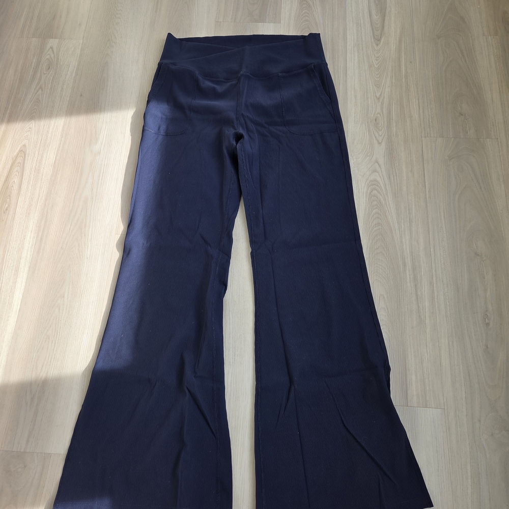 Rae Mode Ribbed Navy Blue Leggings